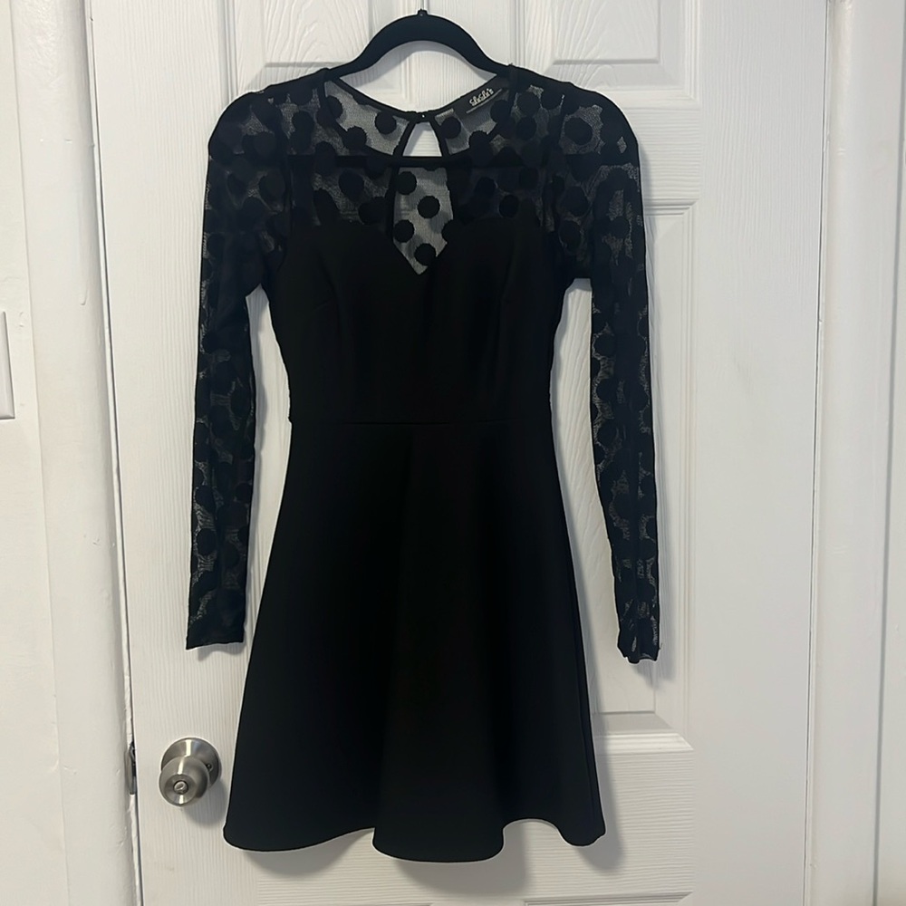 Lulu’s Polka Dot Lace Dress